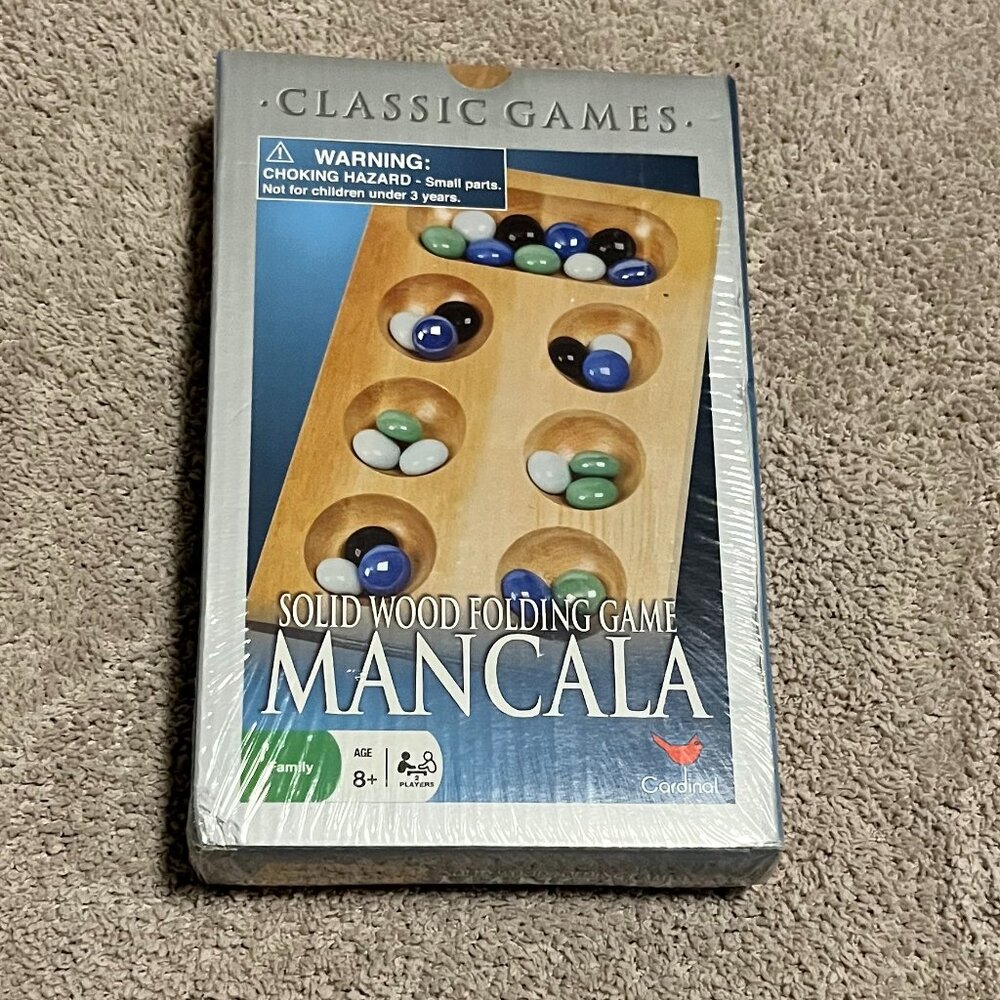 Brand New / Still wrapped Mancala Solid Wood Folding Game